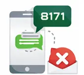 no reply after sending SMS to 8171 CNIC check service