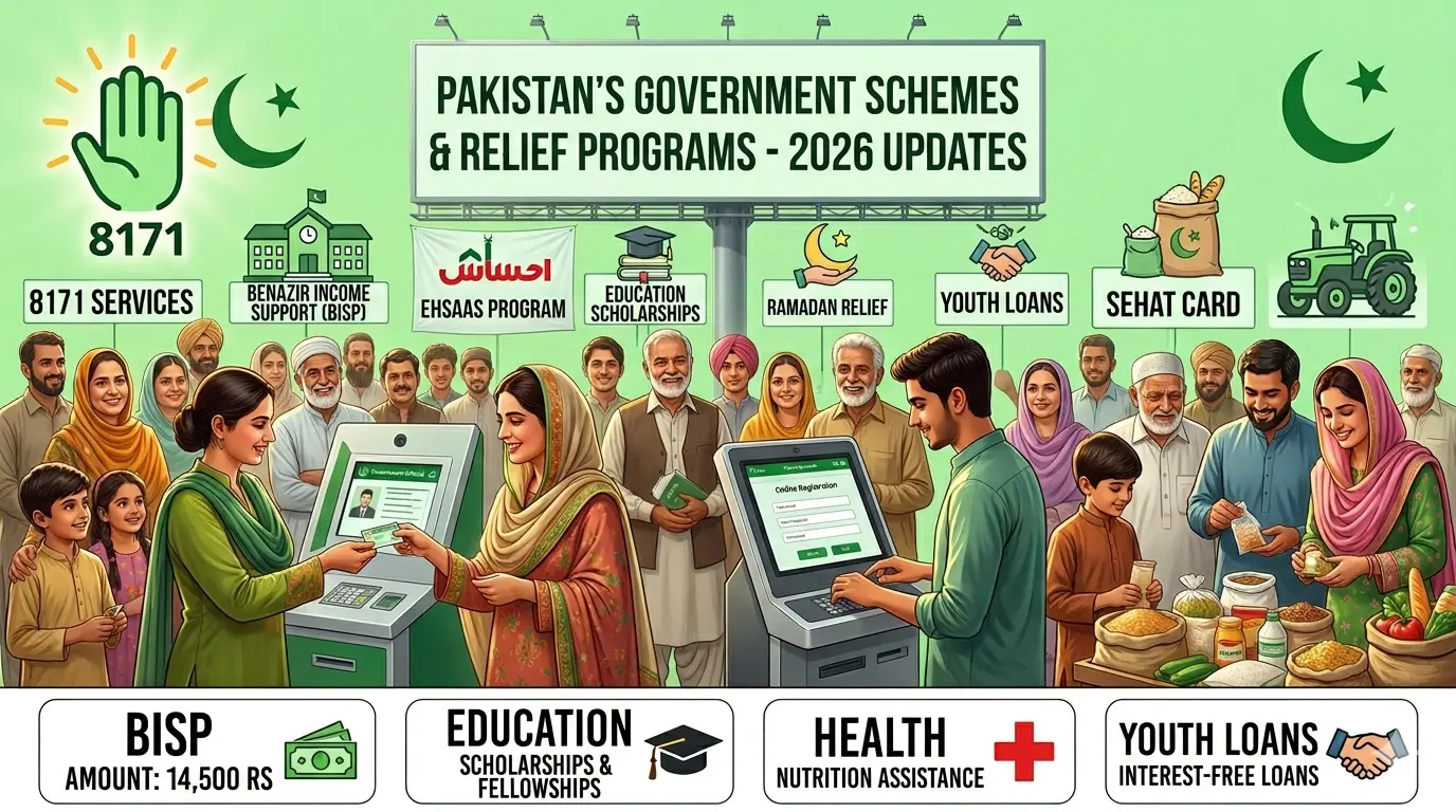 Latest government schemes and relief programs in Pakistan 2026 updates for citizens