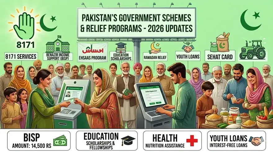 Latest government schemes and relief programs in Pakistan 2026 updates for citizens